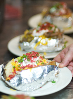 loaded baked potato mariner's inn